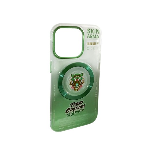 Magnetic Case Skinarma Design for Apple iPhone 14 Pro Max Green Magnetic Case Skinarma Design for Apple iPhone 14 Pro Max Green